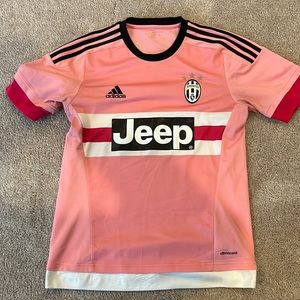 Pink Juventus Jersey Mens Medium